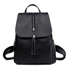Load image into Gallery viewer, Leather Backpack Minimalist